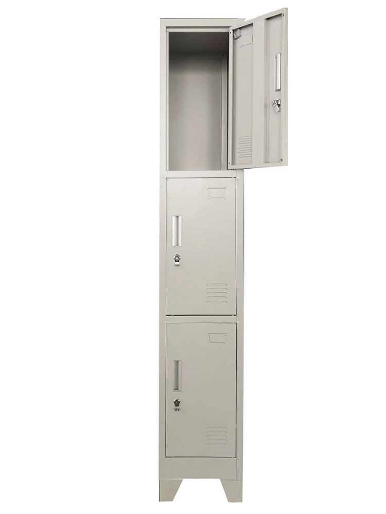 LOCKER 3 PUERTAS 1 CUERPO CON PORTACANDADO EQUIMET - 1