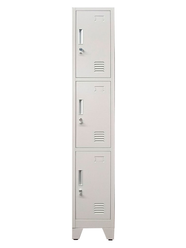 LOCKER 3 PUERTAS 1 CUERPO CON PORTACANDADO EQUIMET - 2