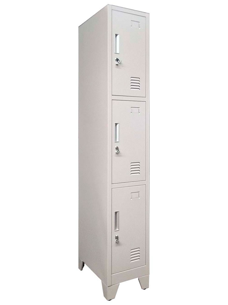 LOCKER 3 PUERTAS 1 CUERPO CON PORTACANDADO EQUIMET - 3