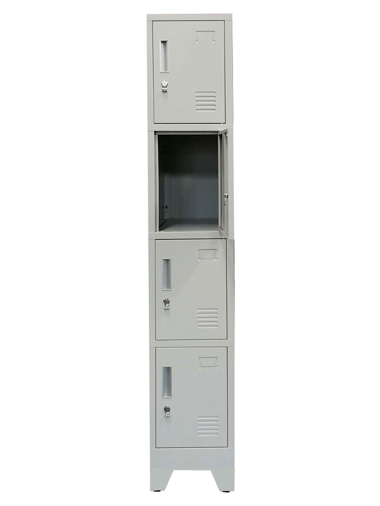 LOCKER 4 PUERTAS 1 CUERPO CON PORTACANDADO EQUIMET - 2