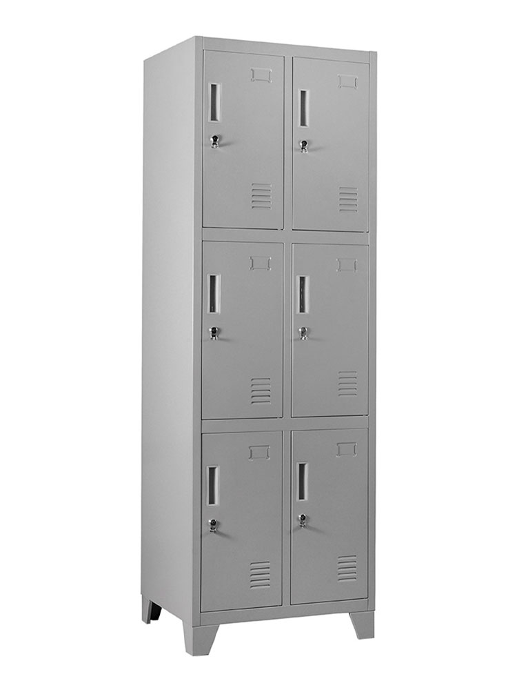 LOCKER 6 PUERTAS 2 CUERPOS CON PORTACANDADO  EQUIMET - 3