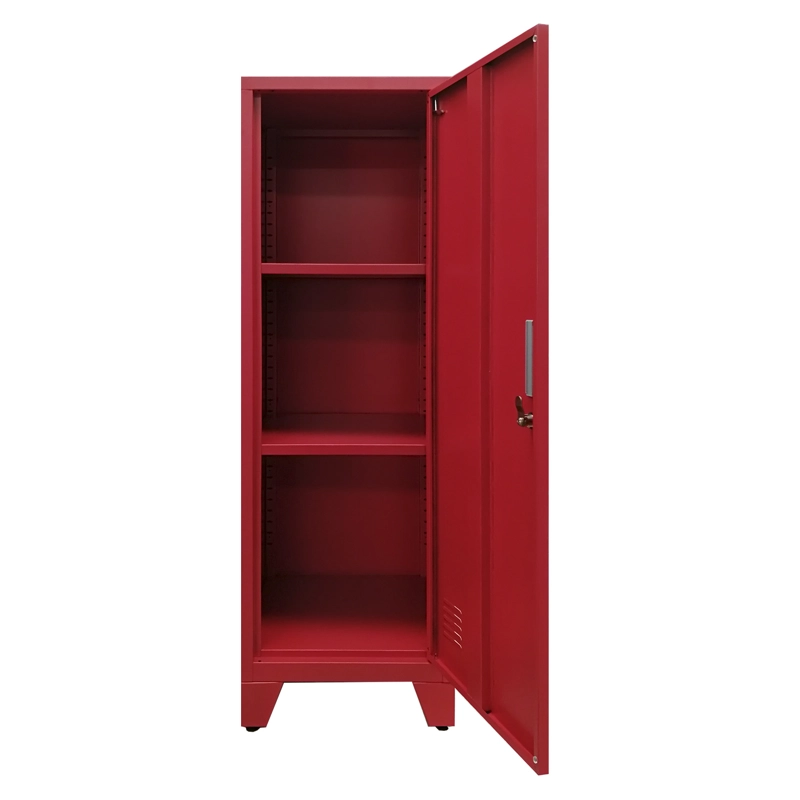 LOCKER ORGANIZACION ROJO CON PUERTA Y REPISAS REGULABLES MOBITAT - 2