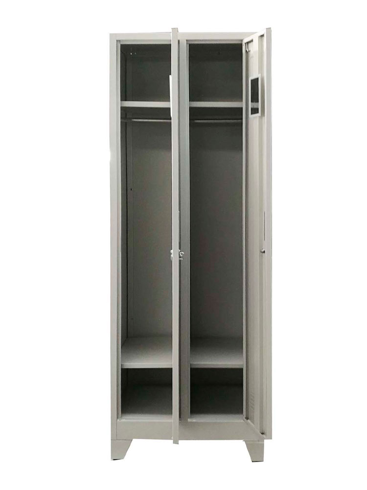 LOCKER 2 PUERTAS 2 CUERPOS CON PORTACANDADO  EQUIMET - 2