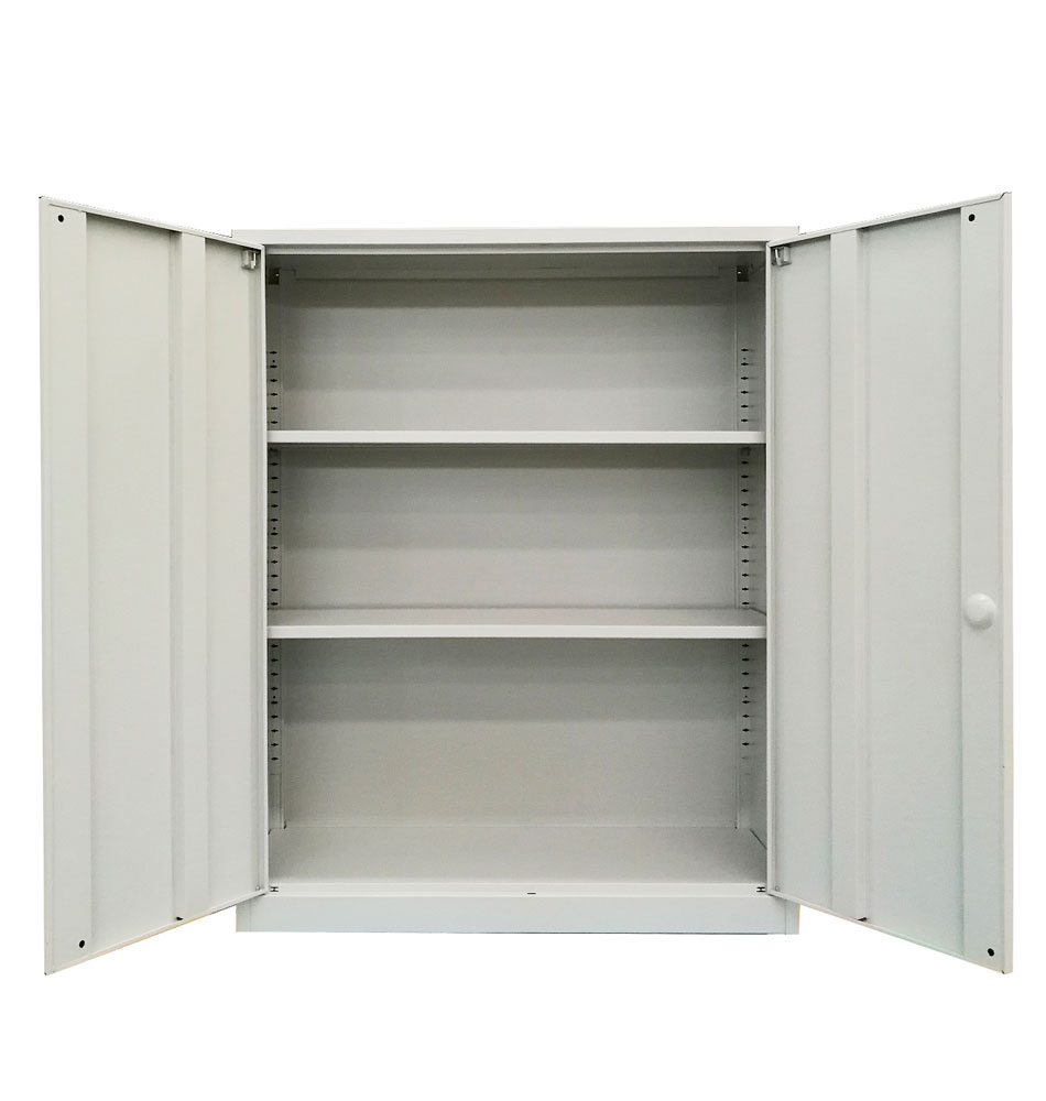 MUEBLE METALICO CON PUERTAS Y REPISAS REGULABLES EQUIMET - 2