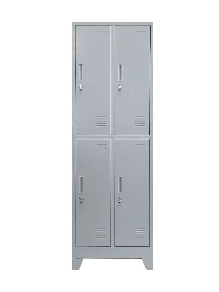 LOCKER 4 PUERTAS 2 CUERPOS CON PORTACANDADO  EQUIMET - 2