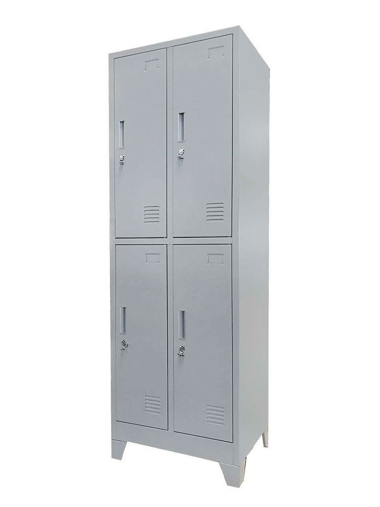 LOCKER 4 PUERTAS 2 CUERPOS CON PORTACANDADO  EQUIMET - 3