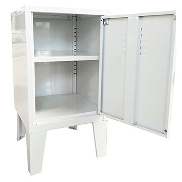 VELADOR METALICO CON LLAVE BLANCO MOBITAT - 2