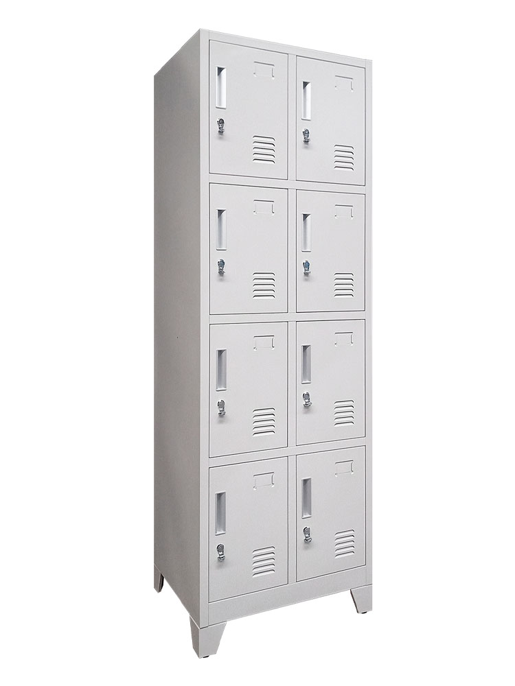 LOCKER 8 PUERTAS 2 CUERPOS CON PORTACANDADO  EQUIMET - 3