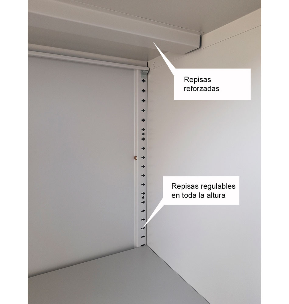 MUEBLE METÁLICO CON REPISAS STORAGE EQUIMET - 3