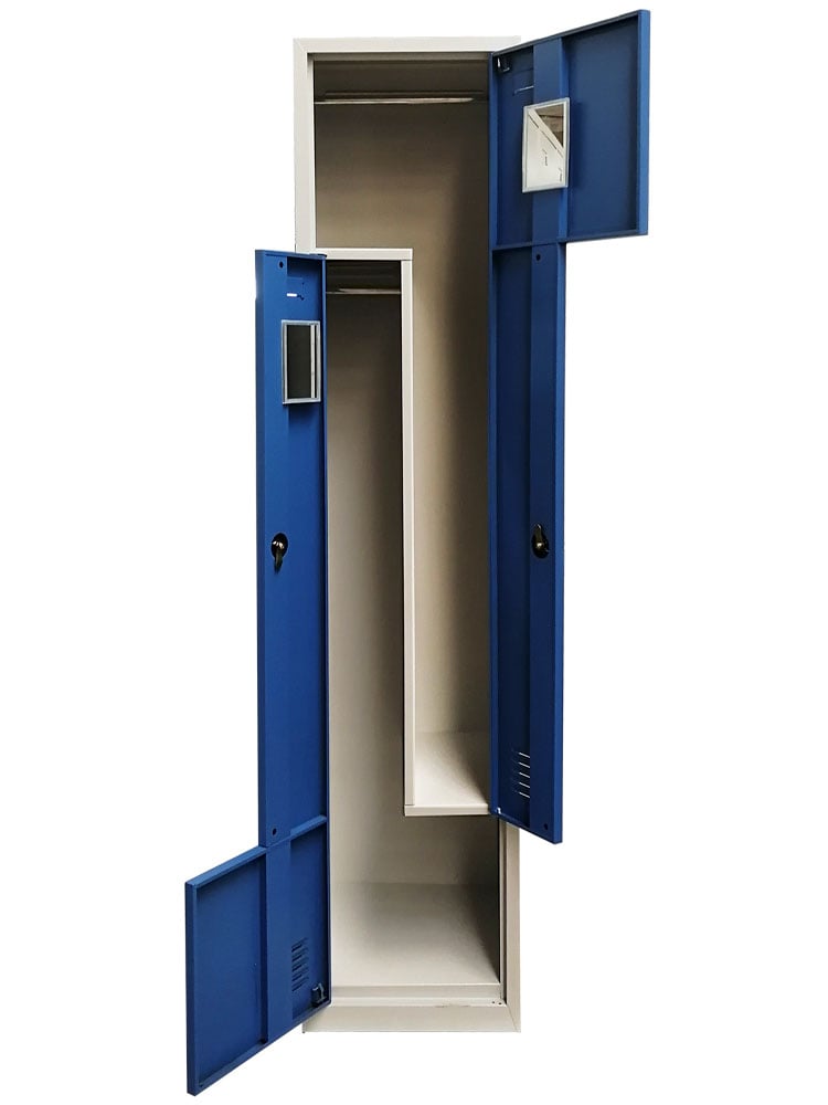 LOCKER DOBLE TIPO ROPERO CON LLAVE EQUIMET - 2