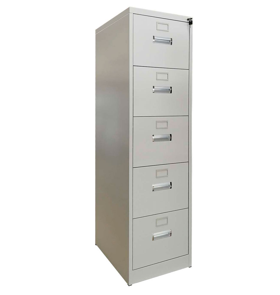 KARDEX METÁLICO GRIS 5 CAJONES EQUIMET - 1
