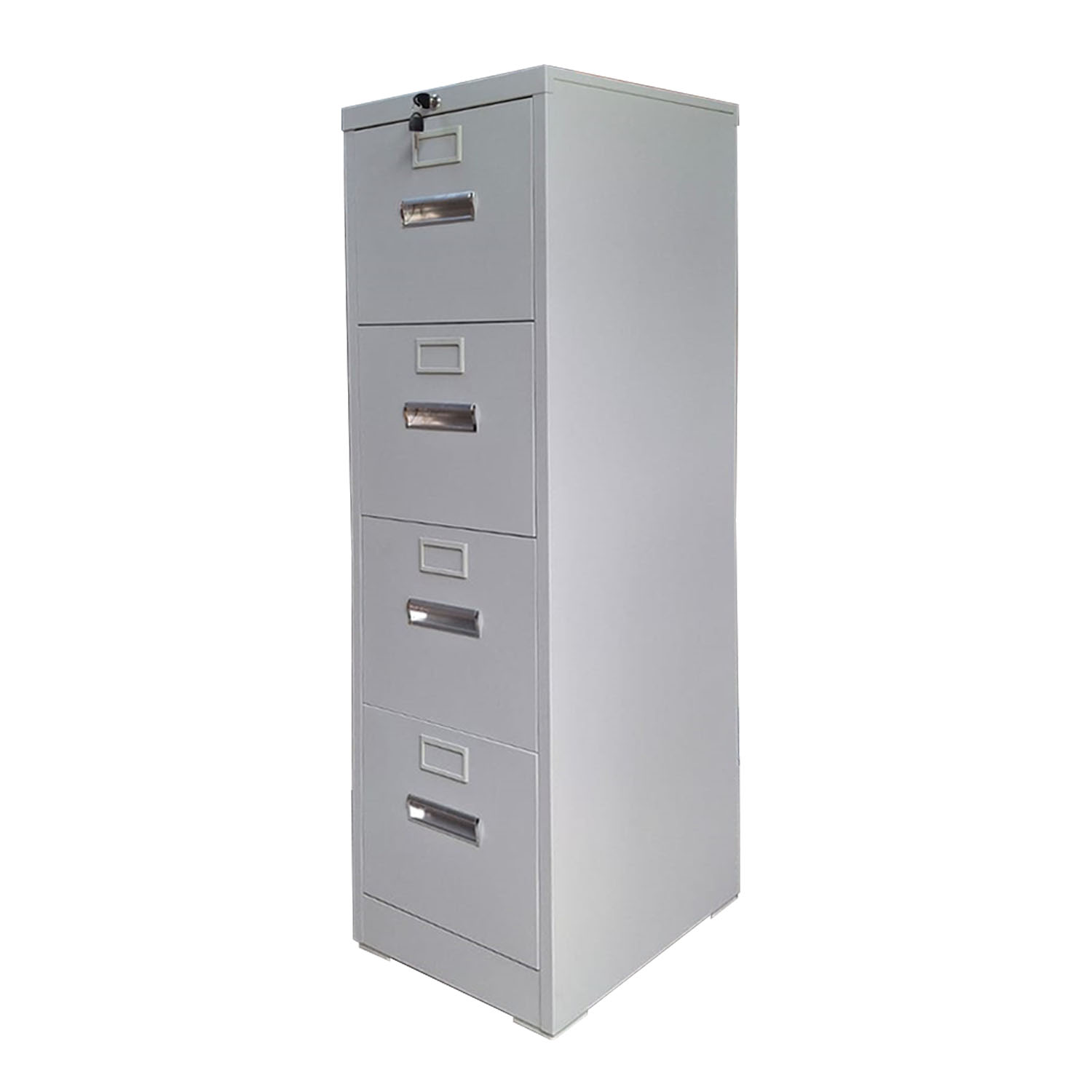 KARDEX METÁLICO GRIS 4 CAJONES EQUIMET MODELO ANGOSTO - 1