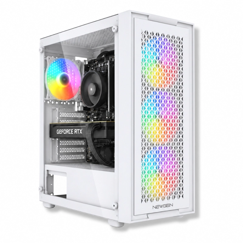 PC GAMER AMD RYZEN 5 5500 - 16GB RAM - RTX 5050 - 1TB - WIFI -TNM01-W - 2