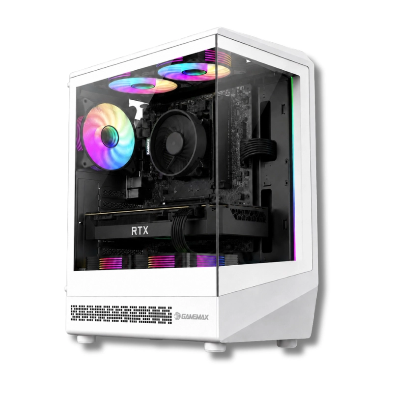 PC GAMER AMD RYZEN 5 5500 - 16GB RAM - RTX 5050 - 1TB - WIFI - (MONITOR 24'+ PARLANTE) COC-W - 2