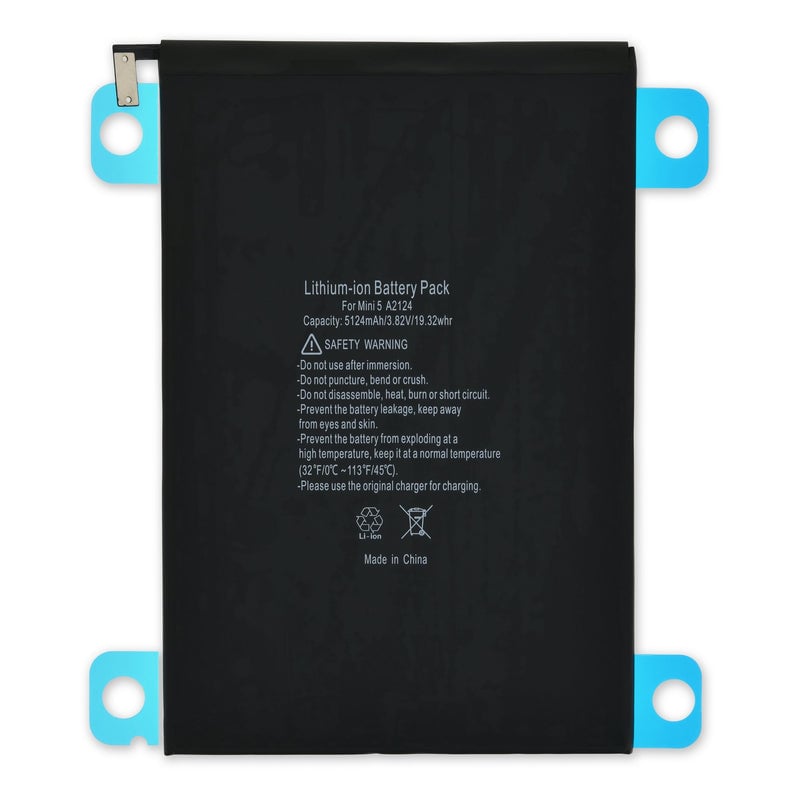 DGFTB A1725 Tablet Batería para iPad mini 5 MUQX2LL/A Serie A2114 A2124 A2125 A2126 A2133 3.82V 17.27Wh/4520mAh con Herramientas Nuevo DGFTB A1725 Tablet Batería para iPad mini 5 MUQX2LL/A Serie A2114 A2124 A2125 A2126 A2133 3.82V 17.27Wh/4520mAh con Herramientas Nuevo