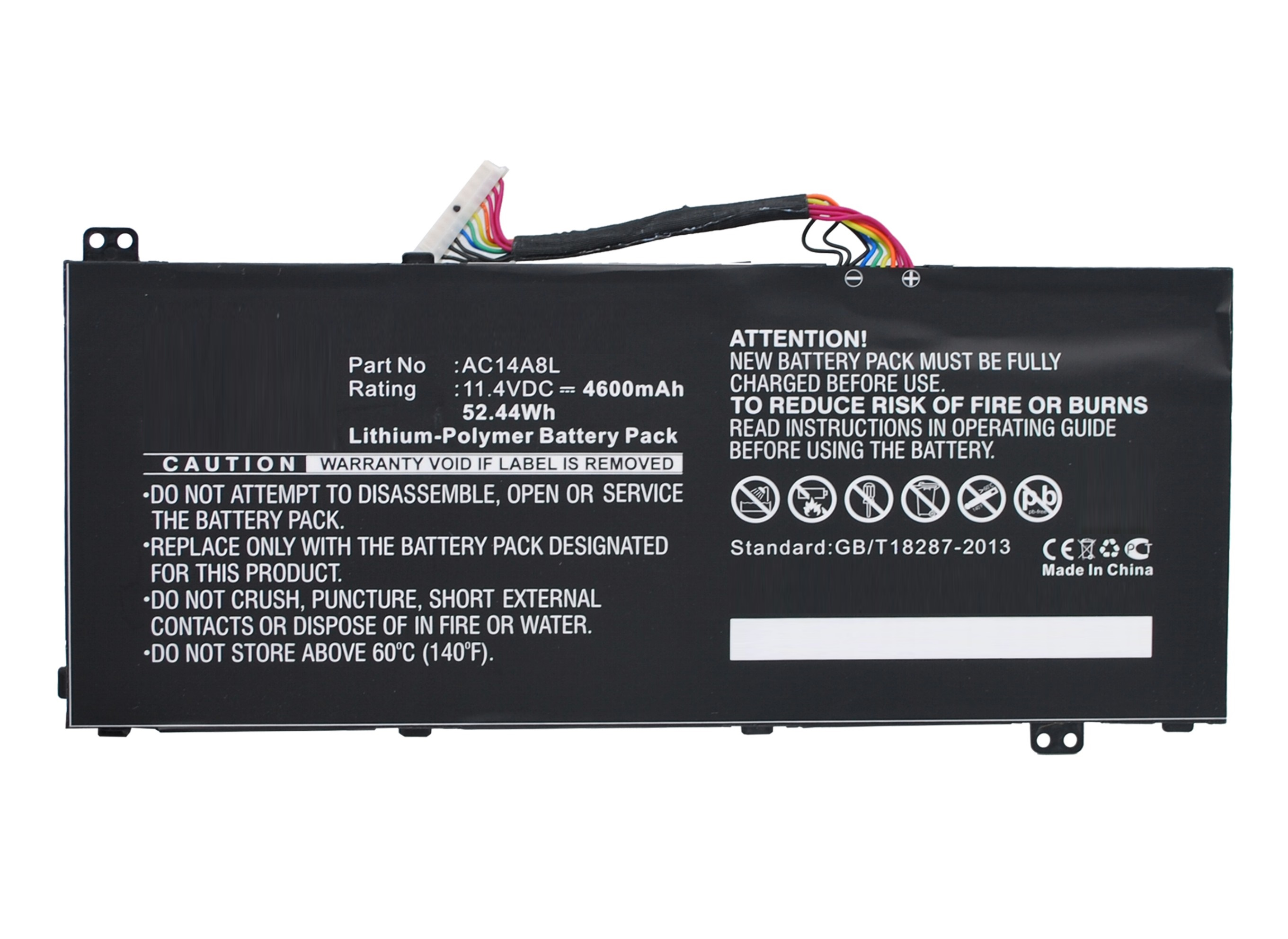 BATERIA ACER AC14A8L PARA ASPIRE 7 Y ASPIRE VN7 - 1