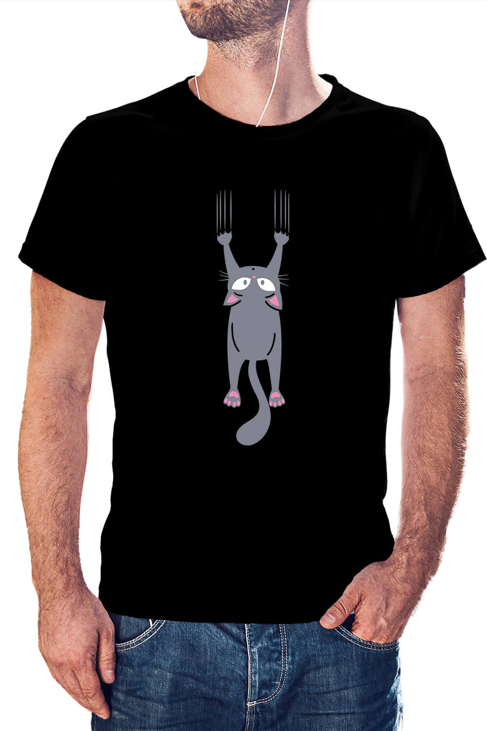 POLERA DISEÑO GATITO GATO D2 - 1