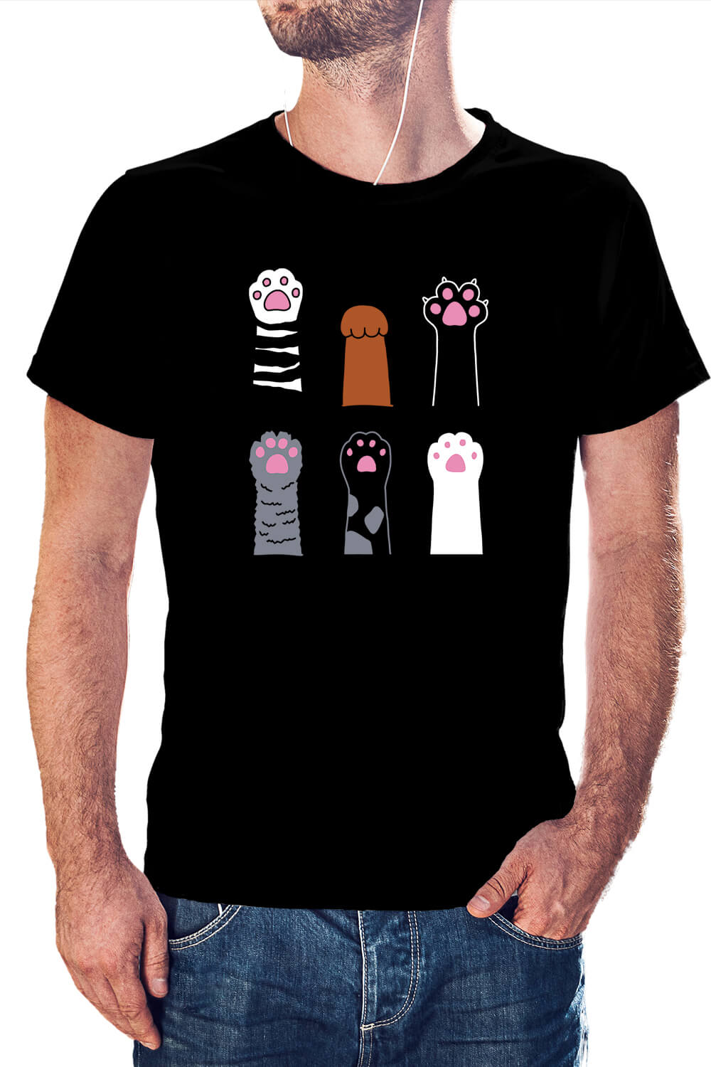 POLERA DISEÑO GATITO GATO D3 - 1