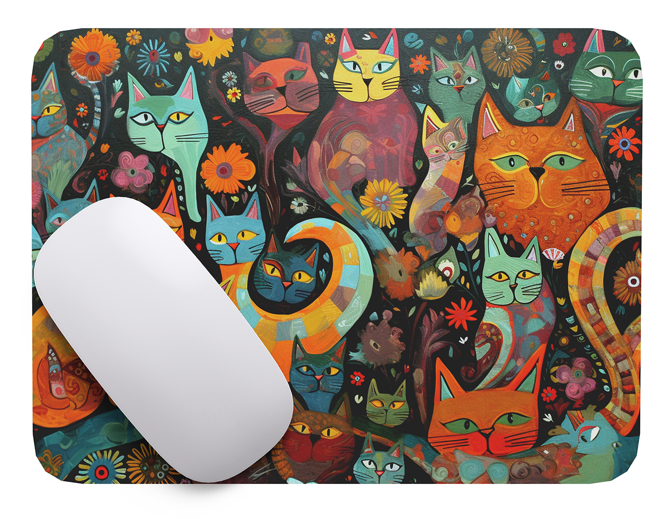 MOUSE PAD GATO - 17CM X 21CM D127 - 1