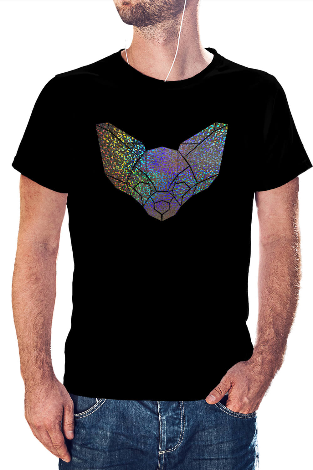 POLERA DISEÑO PERRO CHIHUAHUA HOLOGRÁFICO - 1