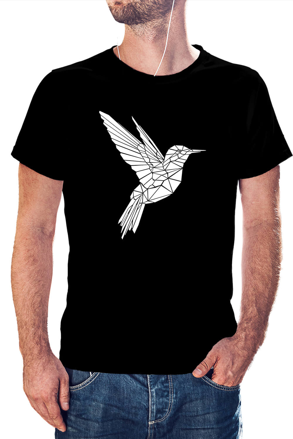 POLERA DISEÑO COLIBRÍ - 1