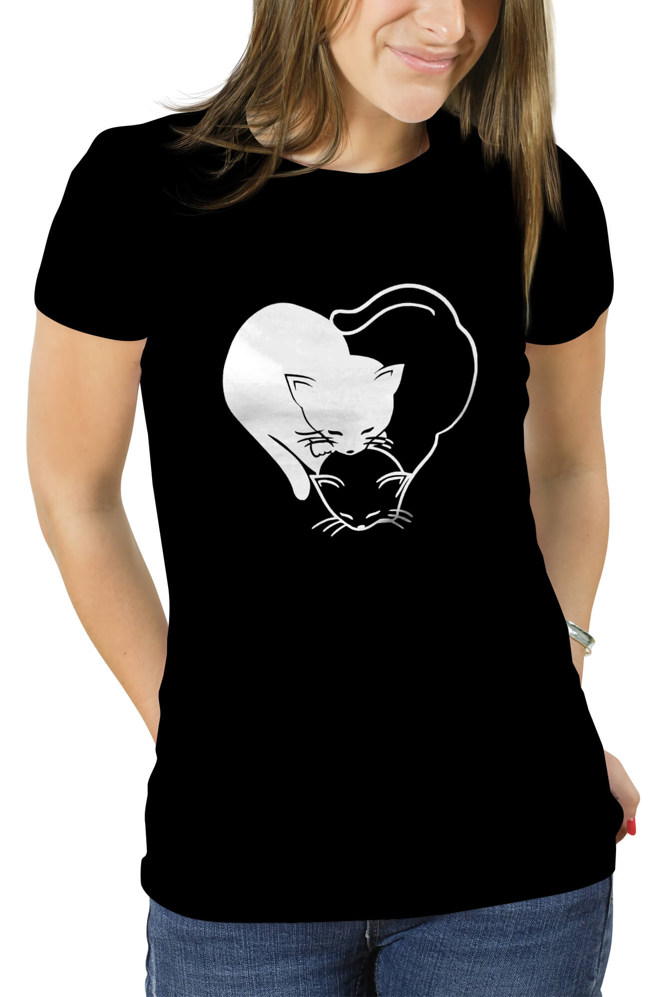 POLERA DISEÑO GATO D5 - 1
