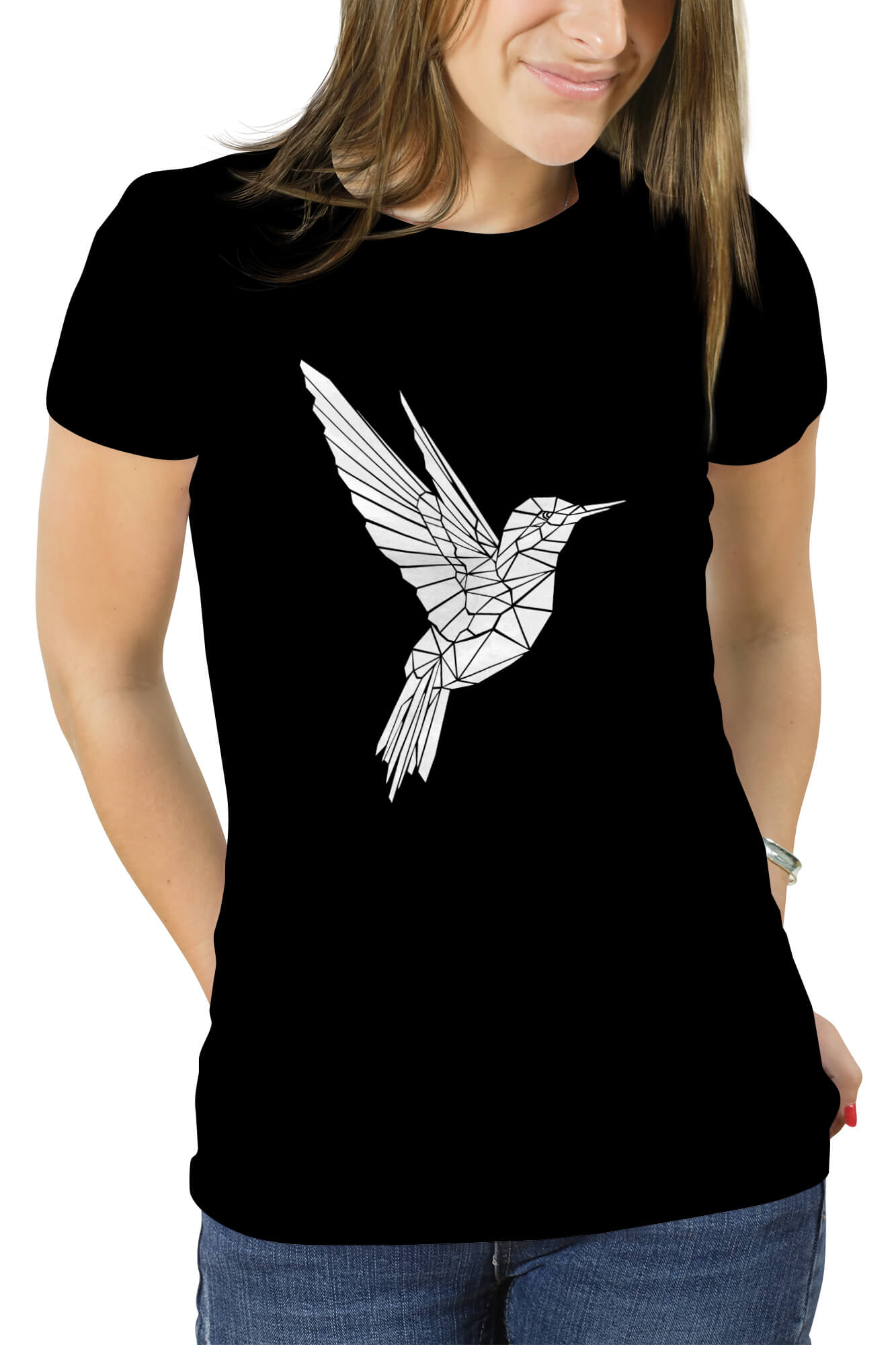 POLERA DISEÑO COLIBRÍ - 1