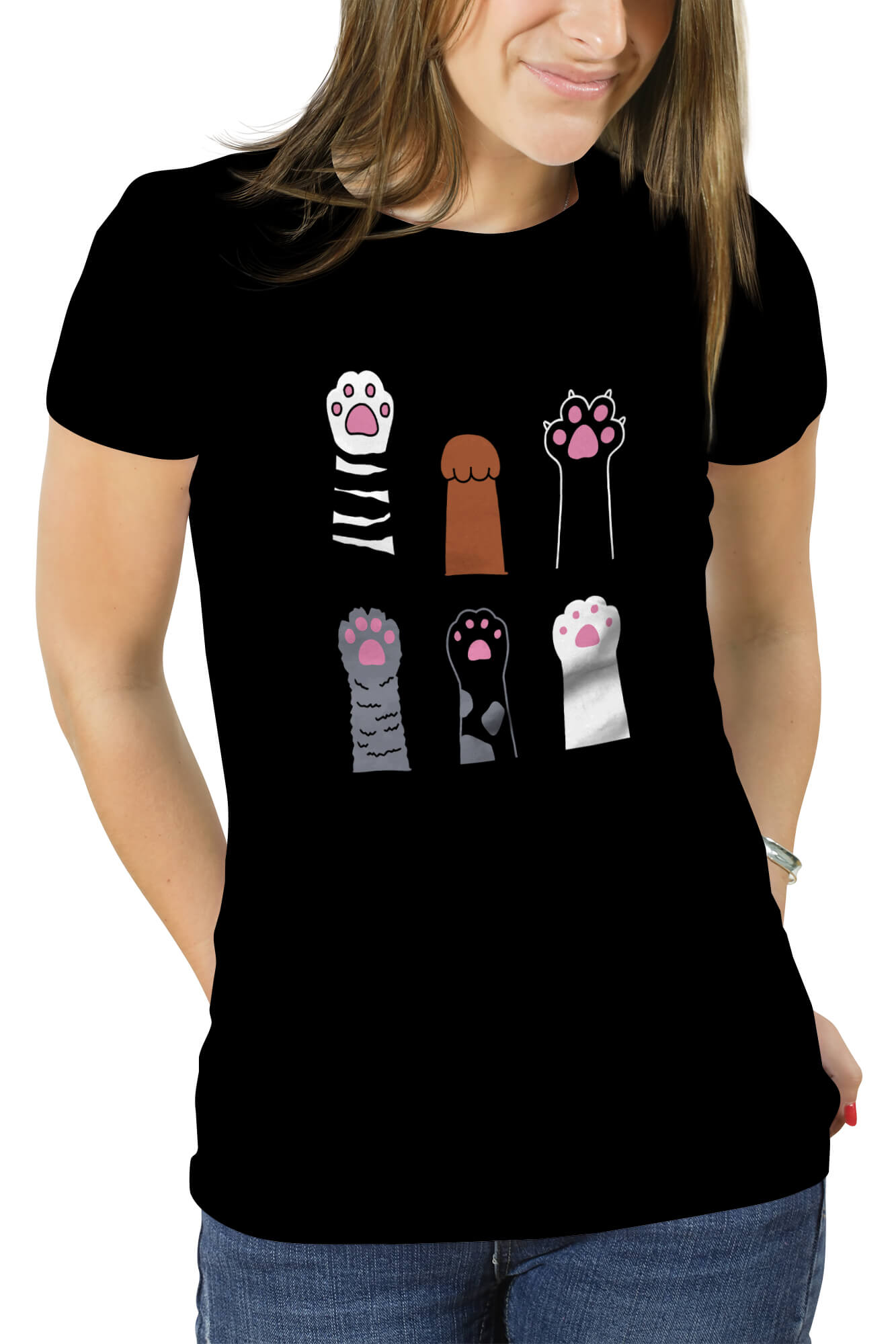 POLERA DISEÑO GATO D6 - 1
