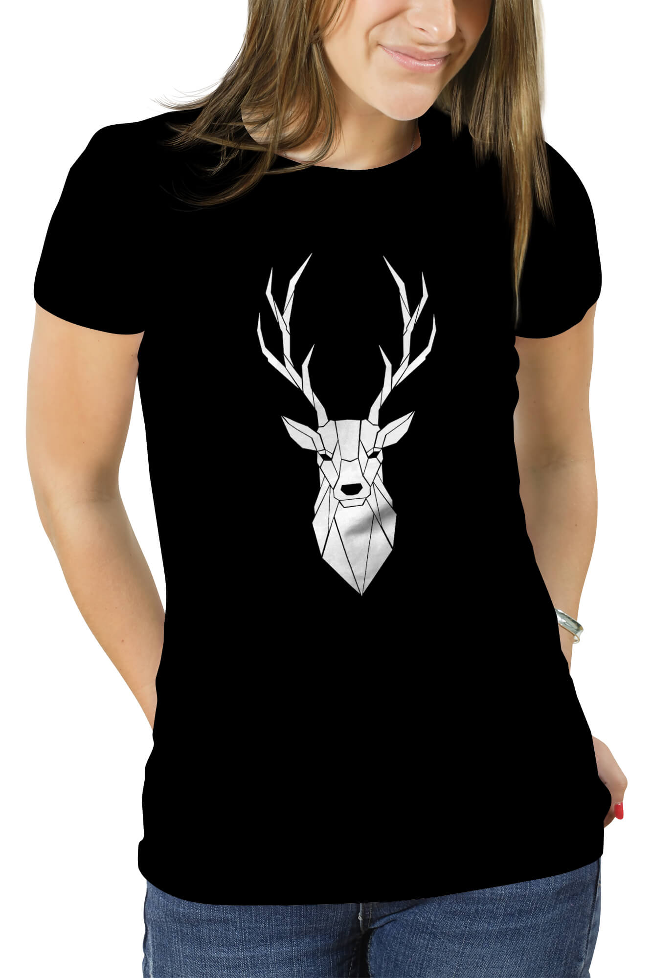 POLERA DISEÑO CIERVO - 1