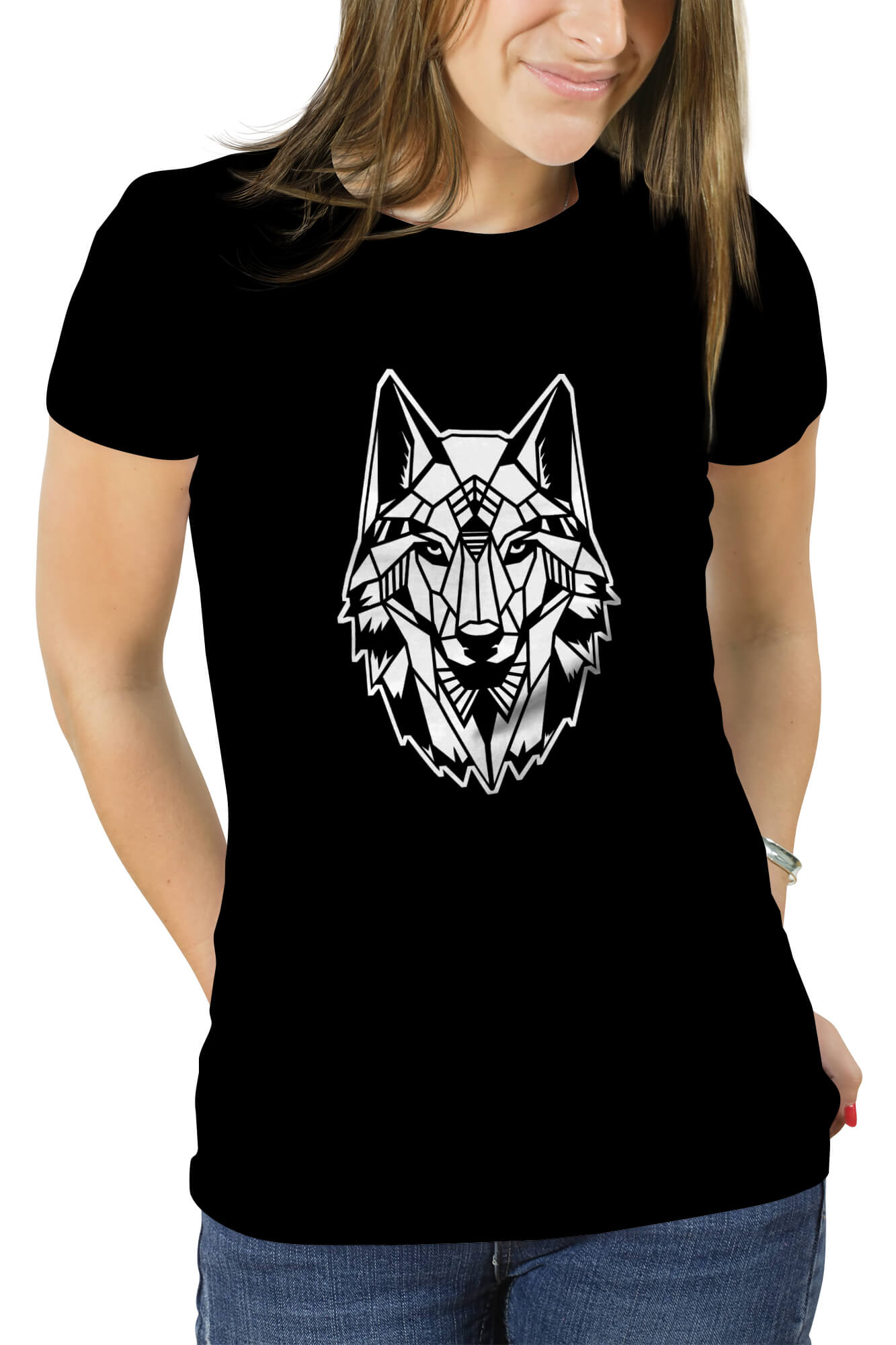 POLERA DISEÑO LOBO - 1
