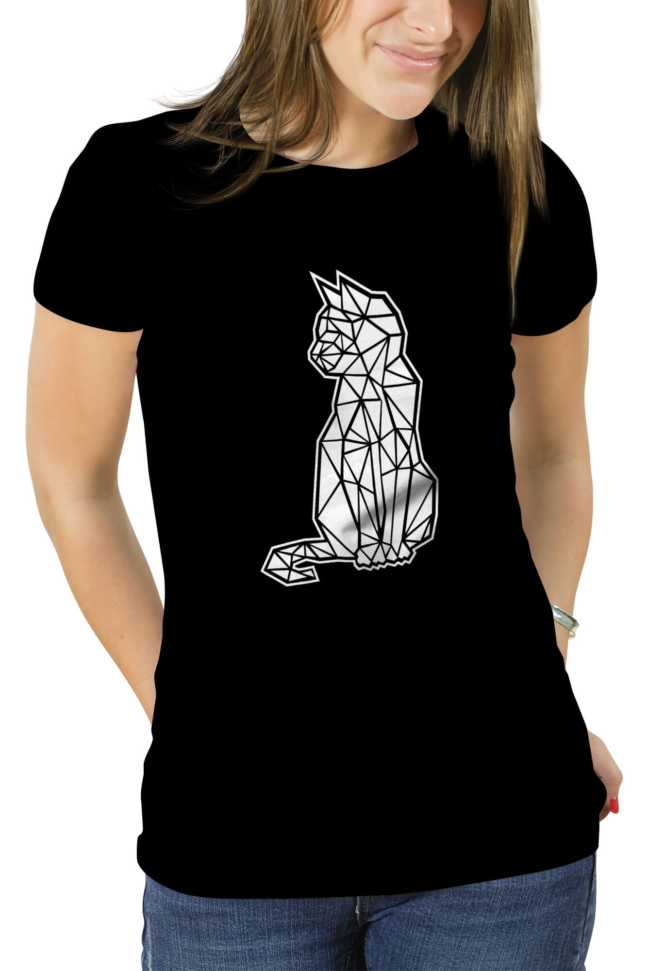 POLERA DISEÑO GATO - 1