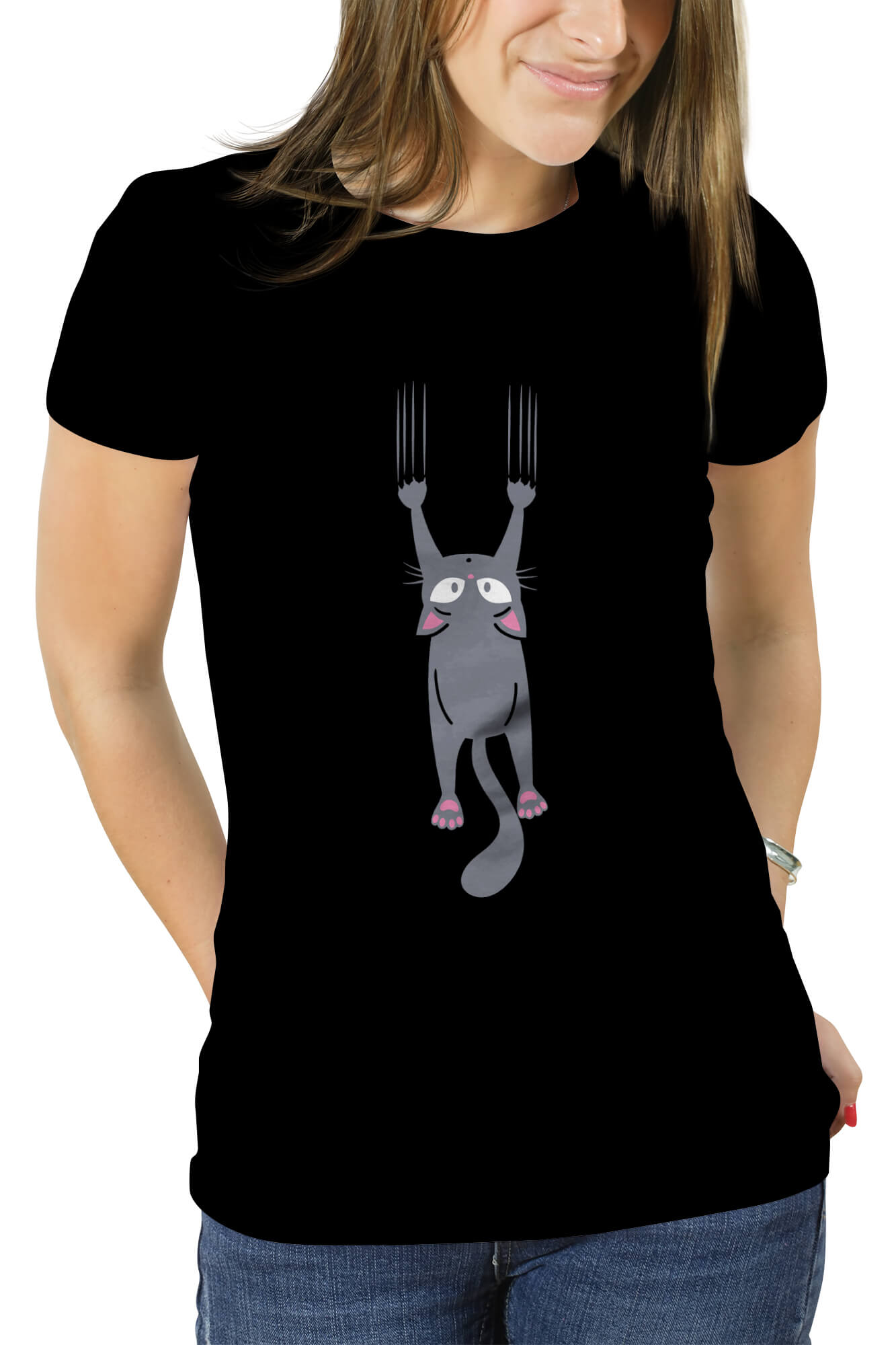 POLERA DISEÑO GATO D2 - 1