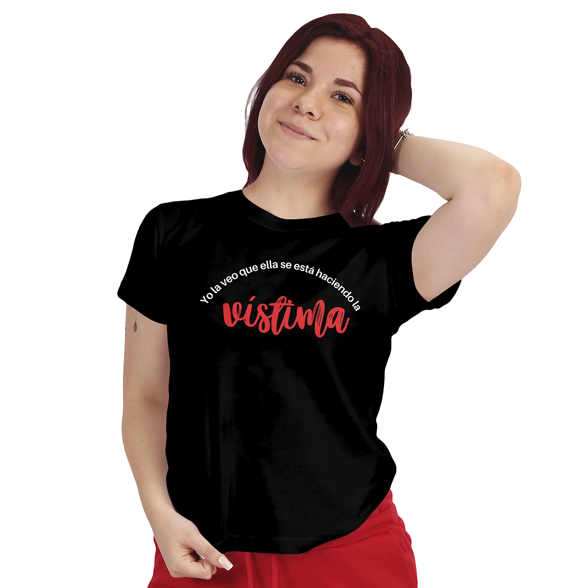 POLERA MUJER DISEÑO FRASES CHILENAS FIESTAS PATRIAS D7 - 1