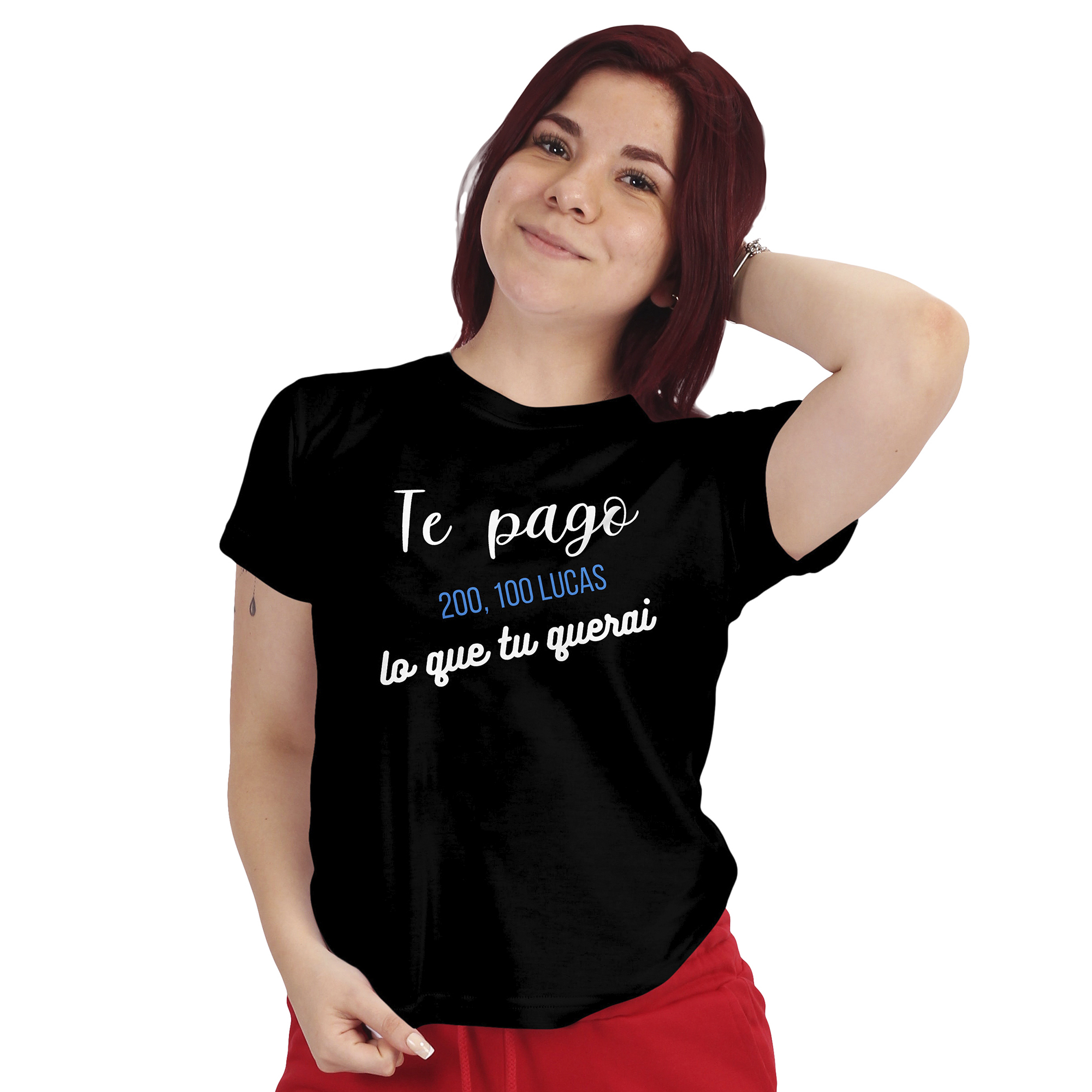 POLERA MUJER DISEÑO FRASES CHILENAS FIESTAS PATRIAS D1 - 1