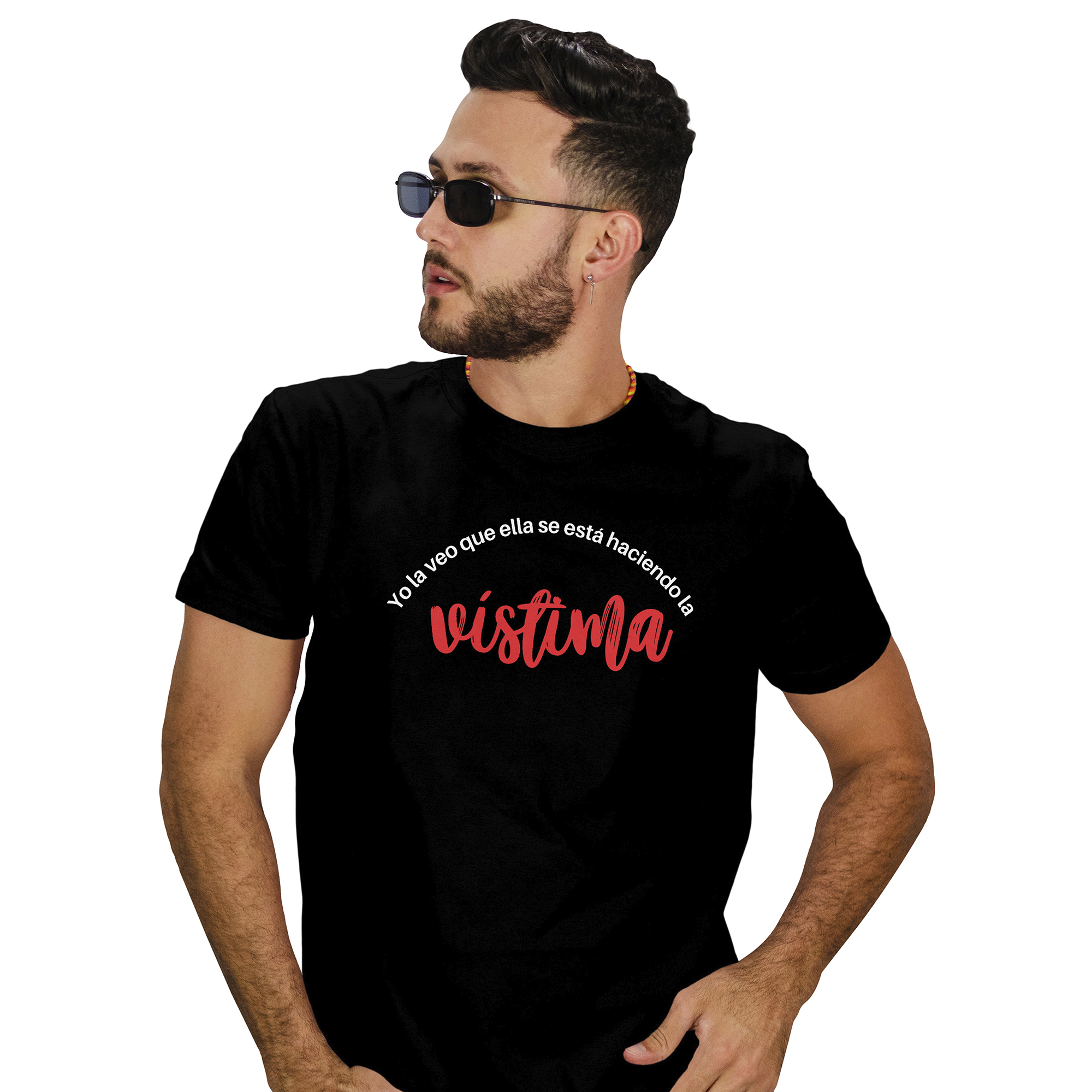 POLERA HOMBRE DISEÑO FRASES CHILENAS FIESTAS PATRIAS D11 - 1