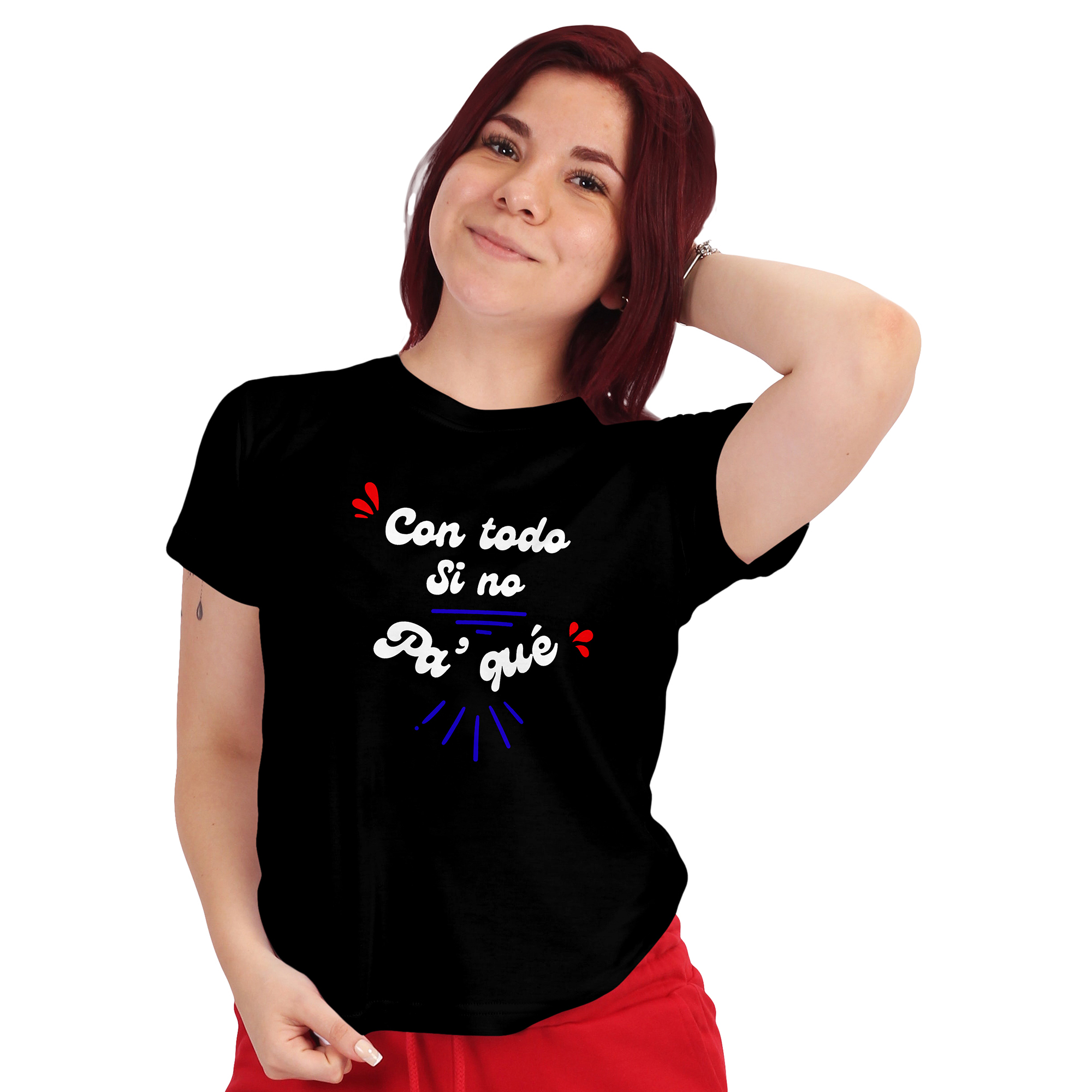 POLERA MUJER DISEÑO FRASES CHILENAS FIESTAS PATRIAS D16 - 1