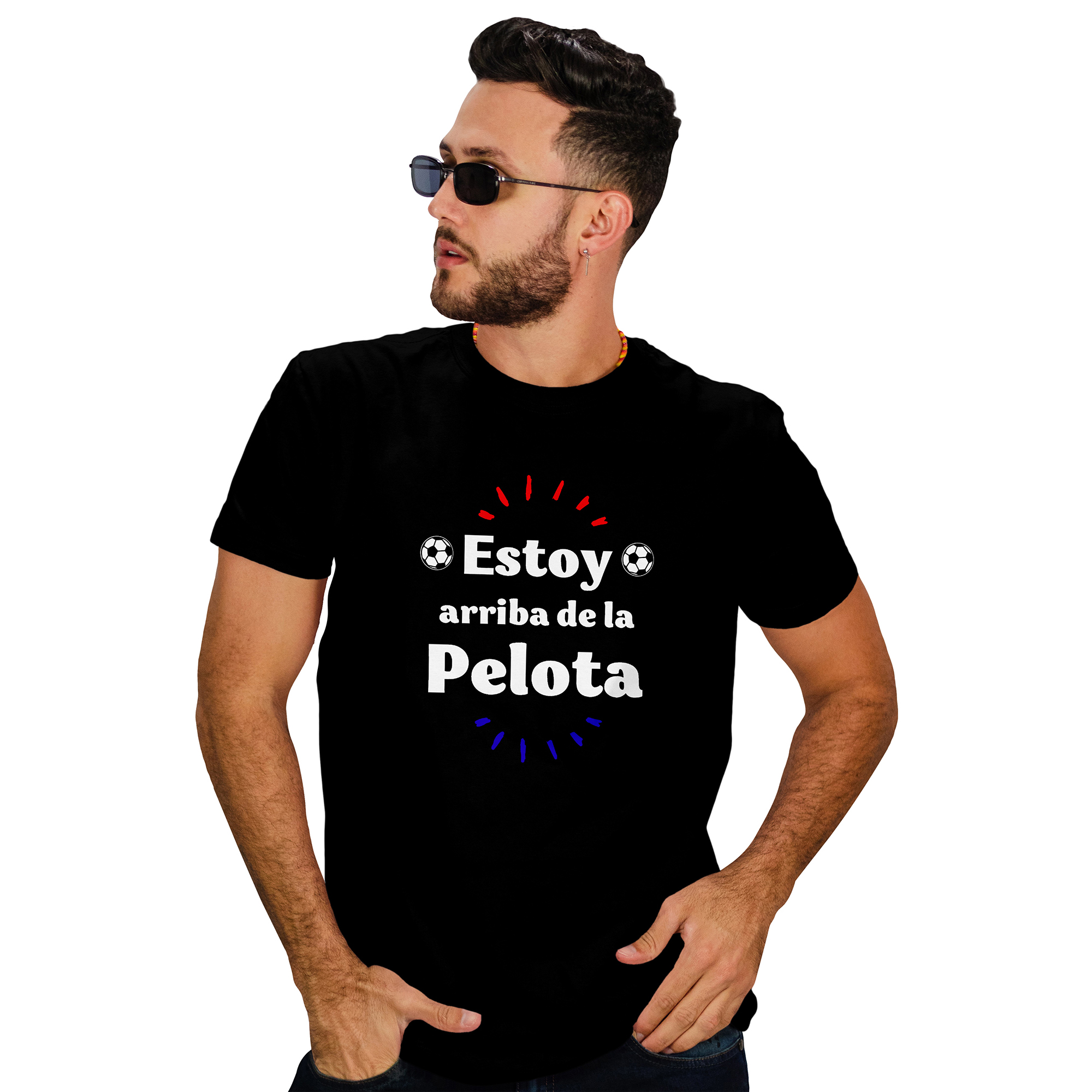 POLERA HOMBRE DISEÑO FRASES CHILENAS FIESTAS PATRIAS D12 - 1