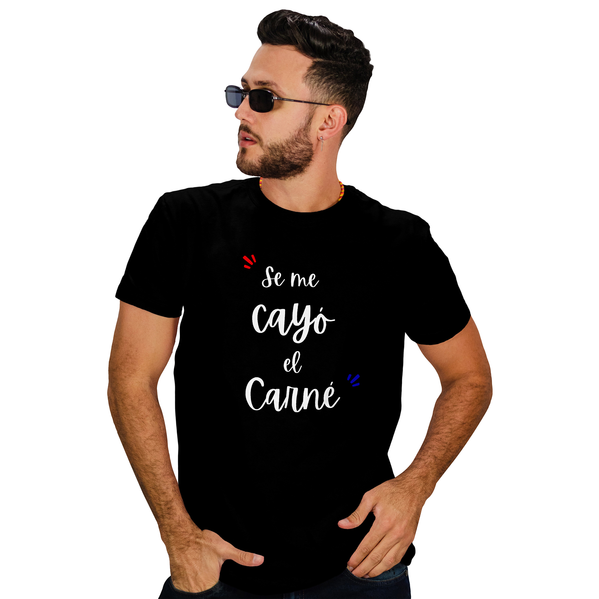 POLERA HOMBRE DISEÑO FRASES CHILENAS FIESTAS PATRIAS D20 - 1