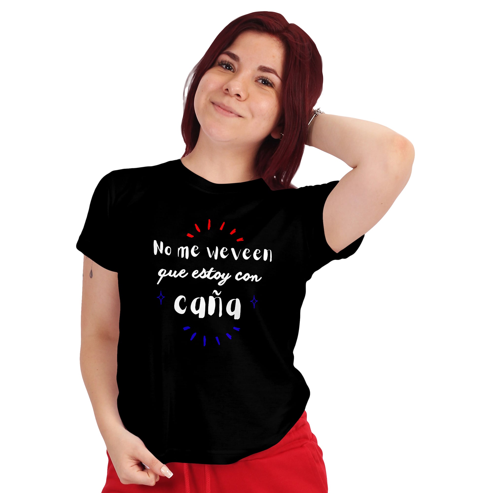 POLERA MUJER DISEÑO FRASES CHILENAS FIESTAS PATRIAS D15 - 1