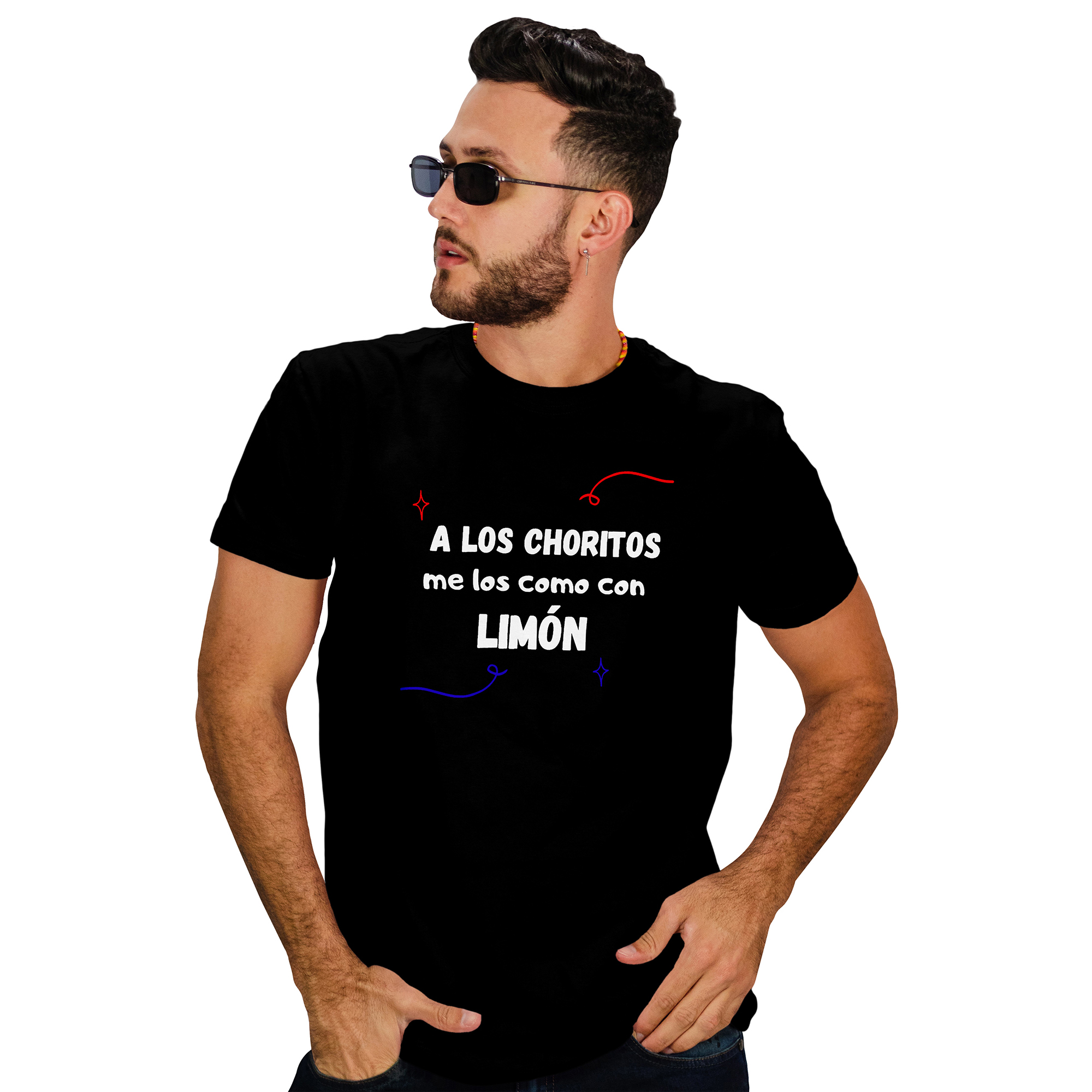 POLERA HOMBRE DISEÑO FRASES CHILENAS FIESTAS PATRIAS D13 - 1
