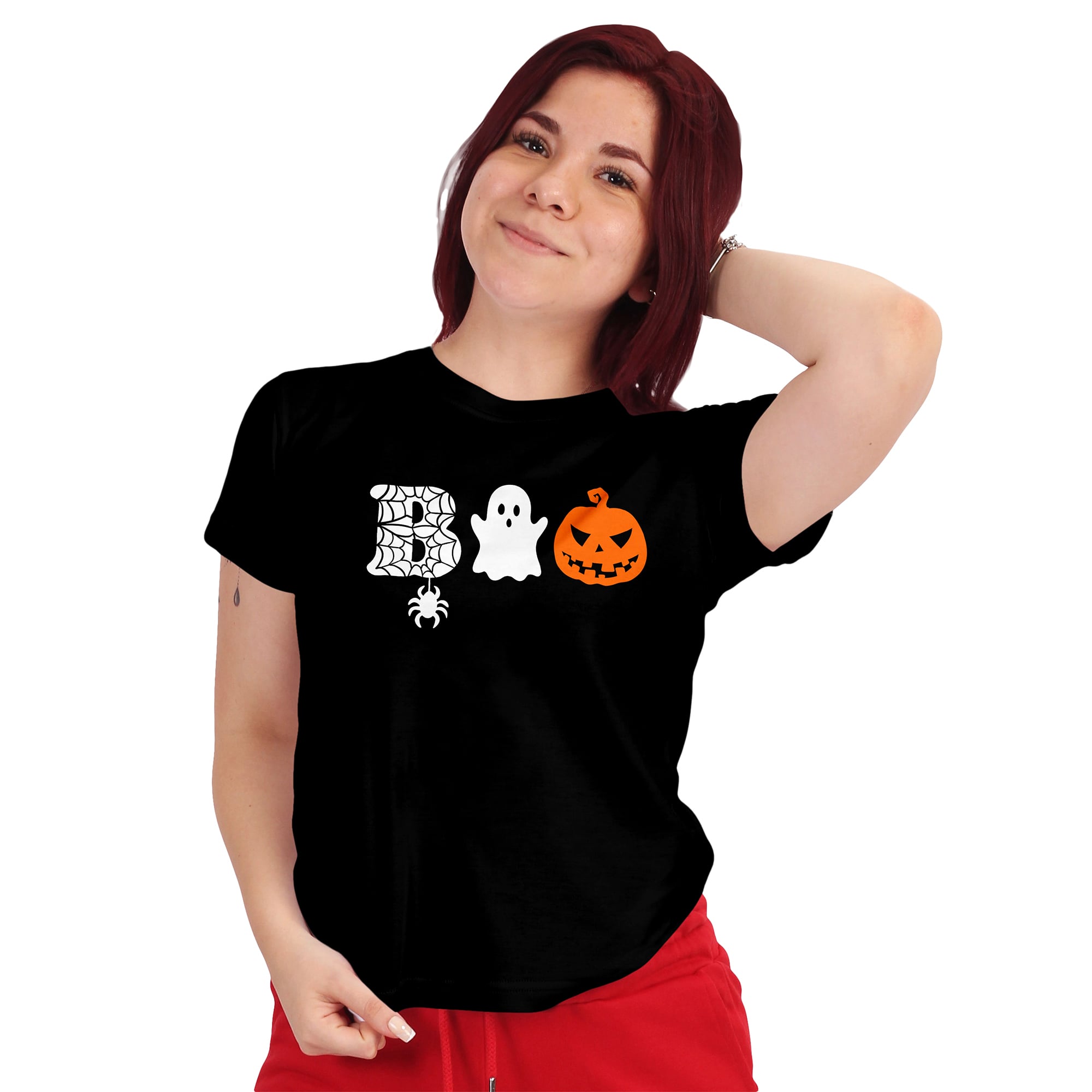 POLERA MUJER DISEÑO HALLOWEEN D1 - 1