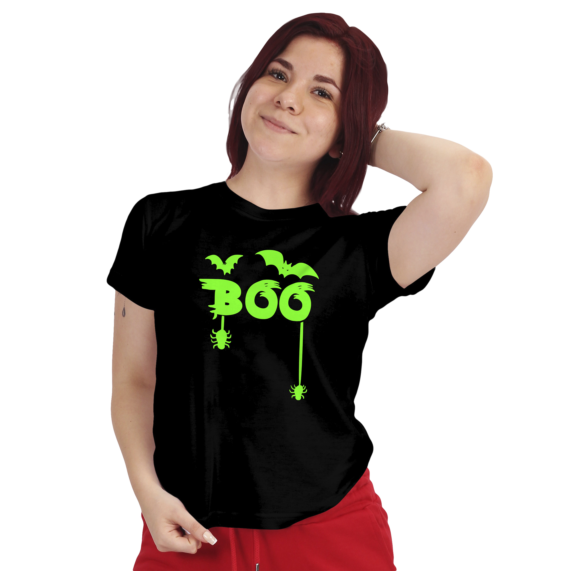 POLERA MUJER HALLOWEEN FOSFORESCENTE D12 - 2