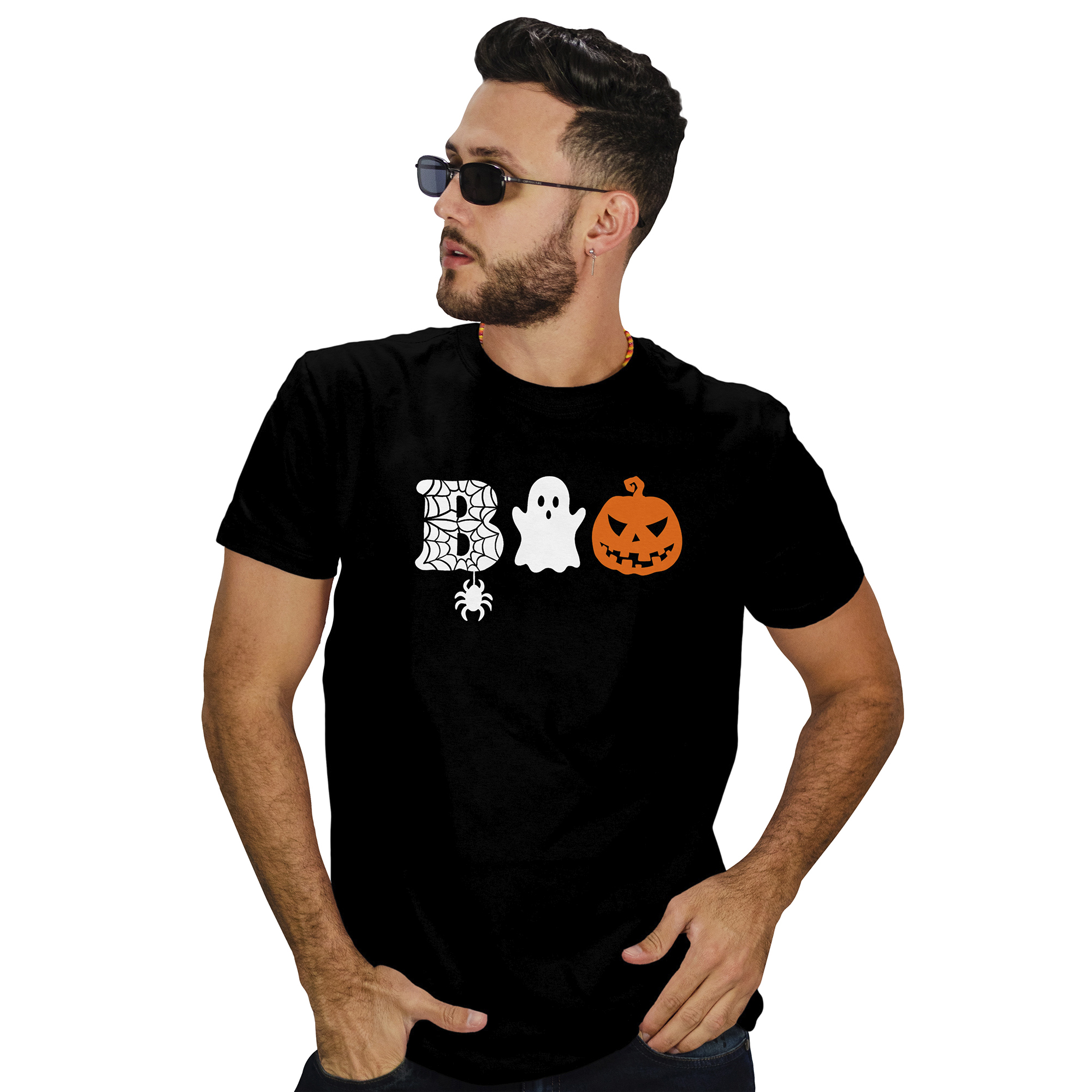 POLERA HOMBRE DISEÑO HALLOWEEN D1 - 1