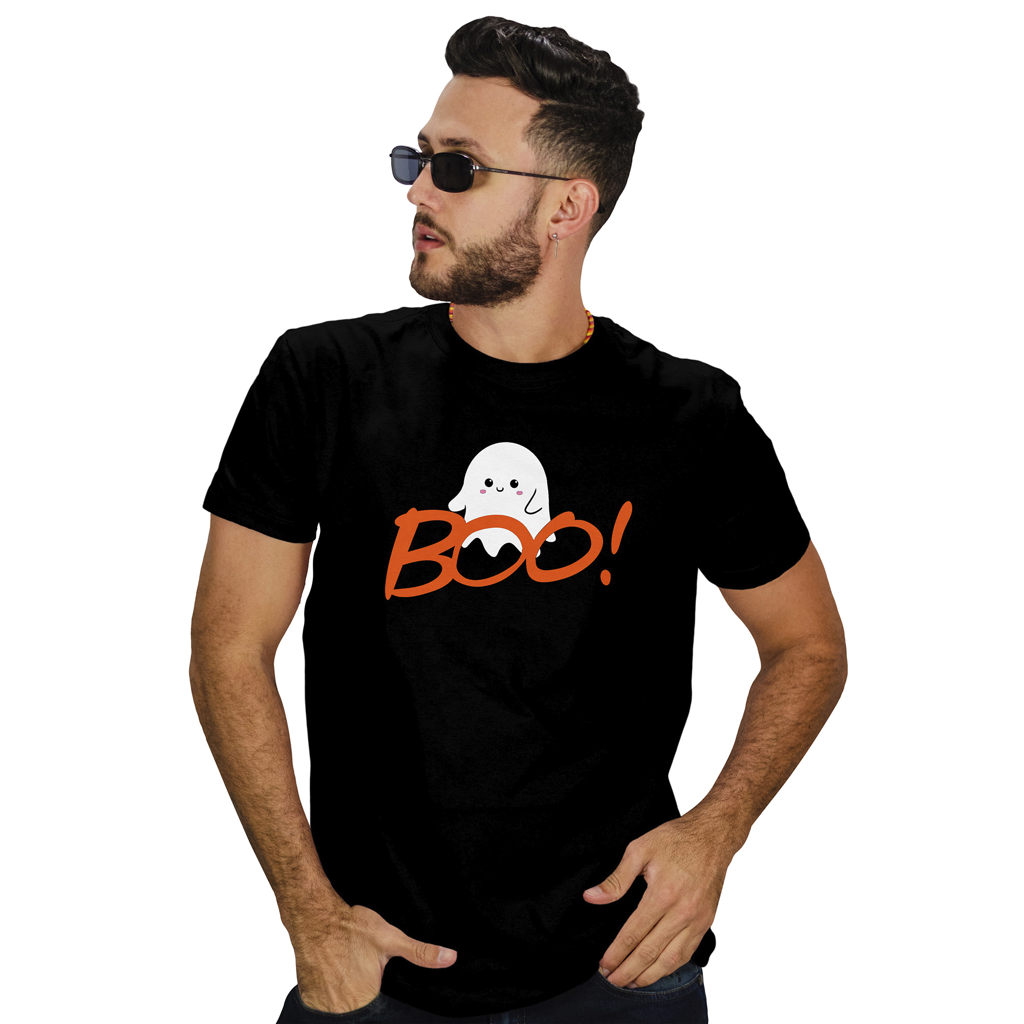 POLERA HOMBRE DISEÑO HALLOWEEN D8 - 1