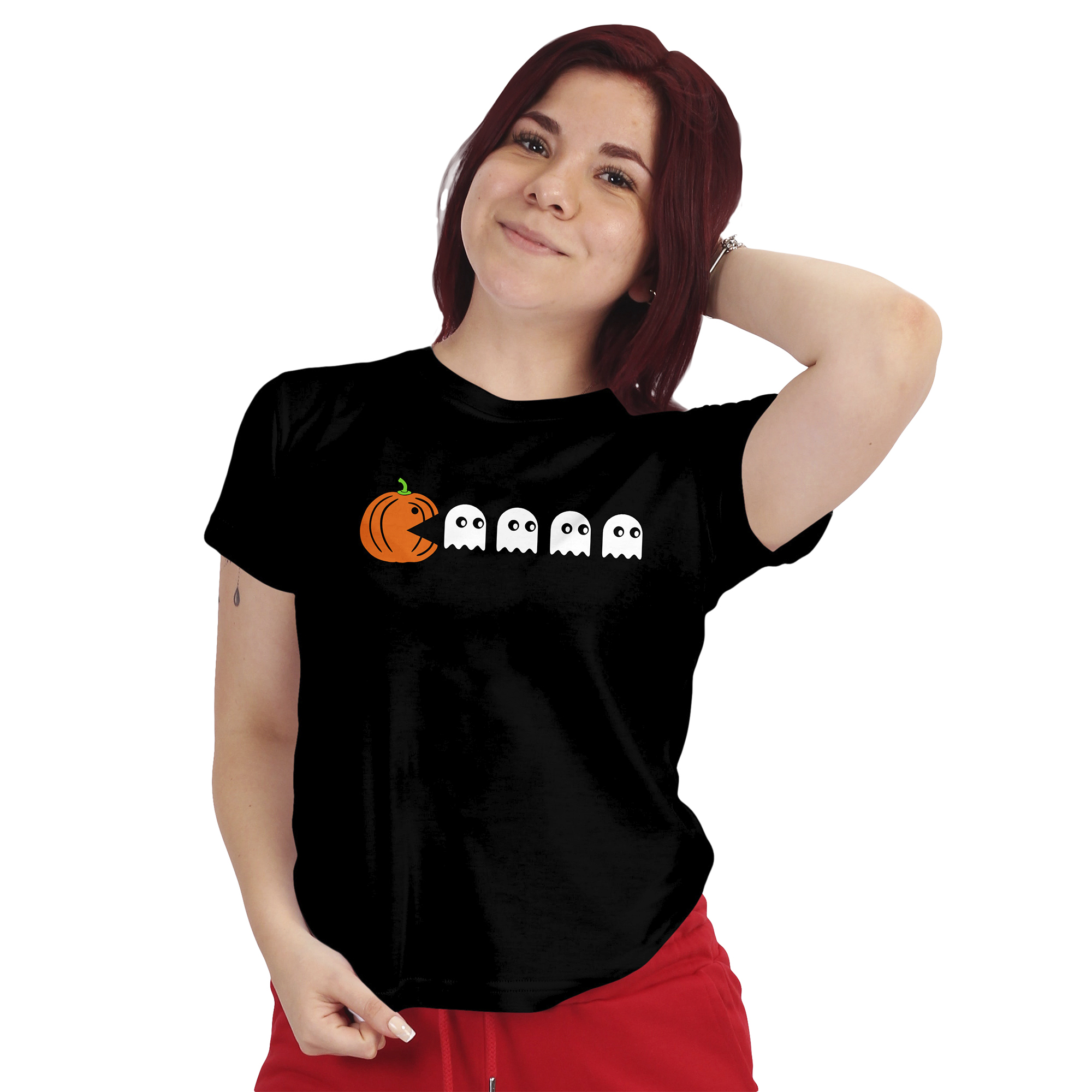 POLERA MUJER DISEÑO HALLOWEEN D9 - 1