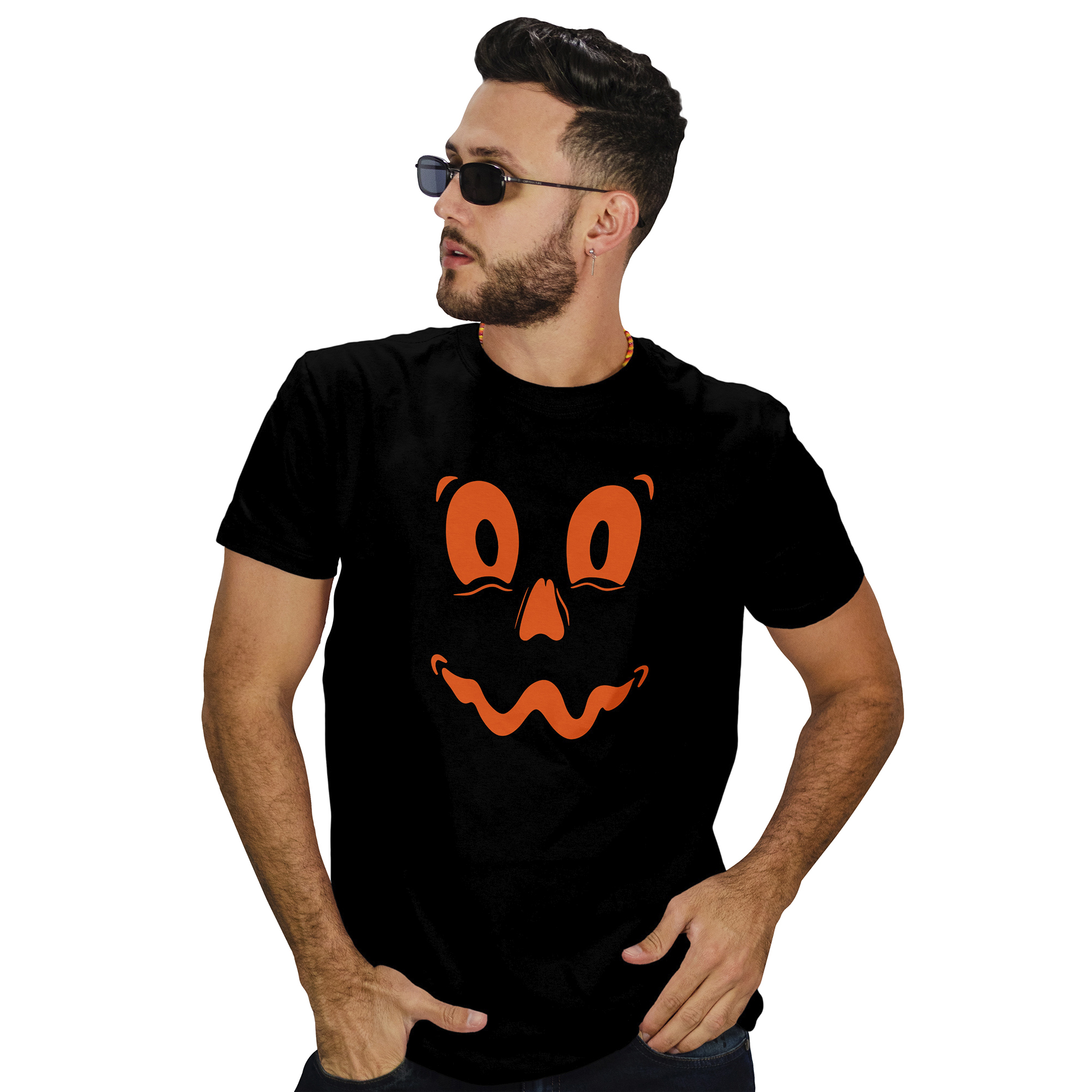 POLERA HOMBRE DISEÑO HALLOWEEN D3 - 1
