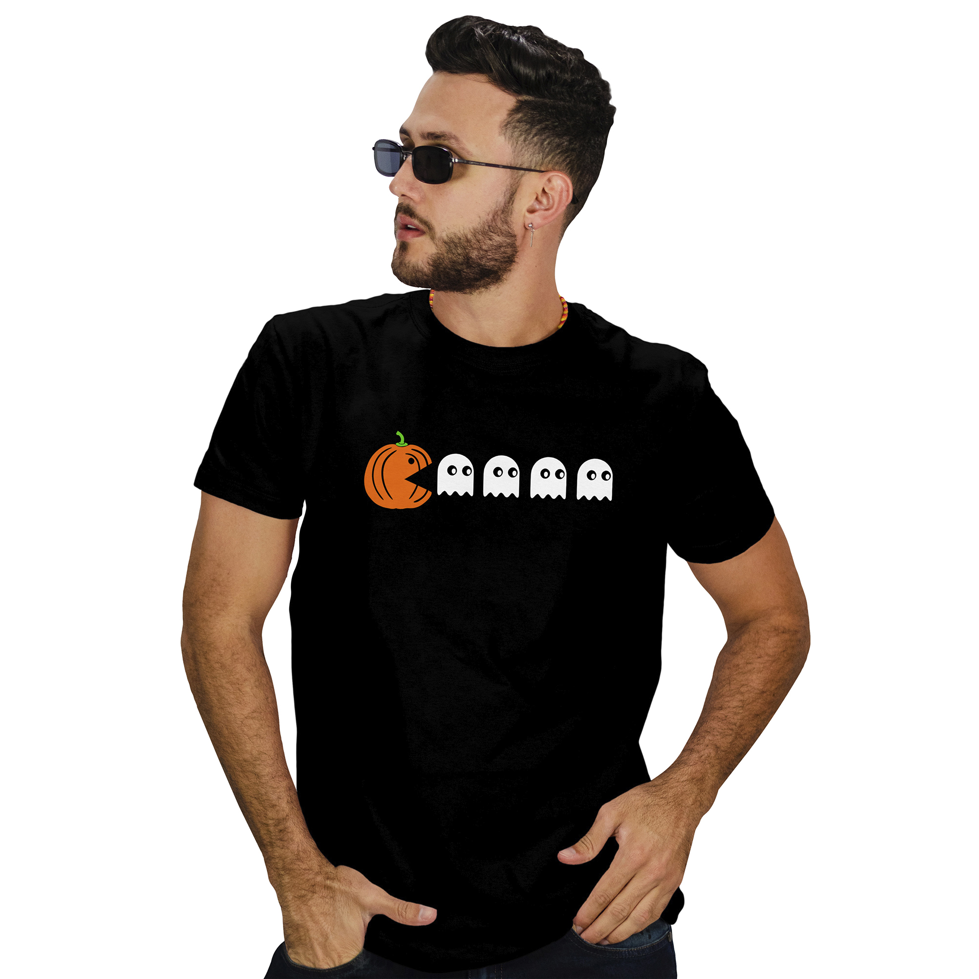 POLERA HOMBRE DISEÑO HALLOWEEN D9 - 1
