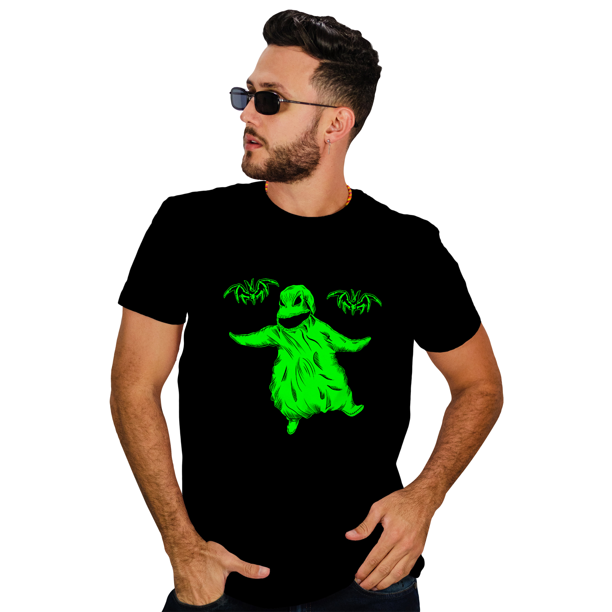 POLERA HOMBRE HALLOWEEN OOGIE BOOGIE FOSFORESCENTE D16 - 2