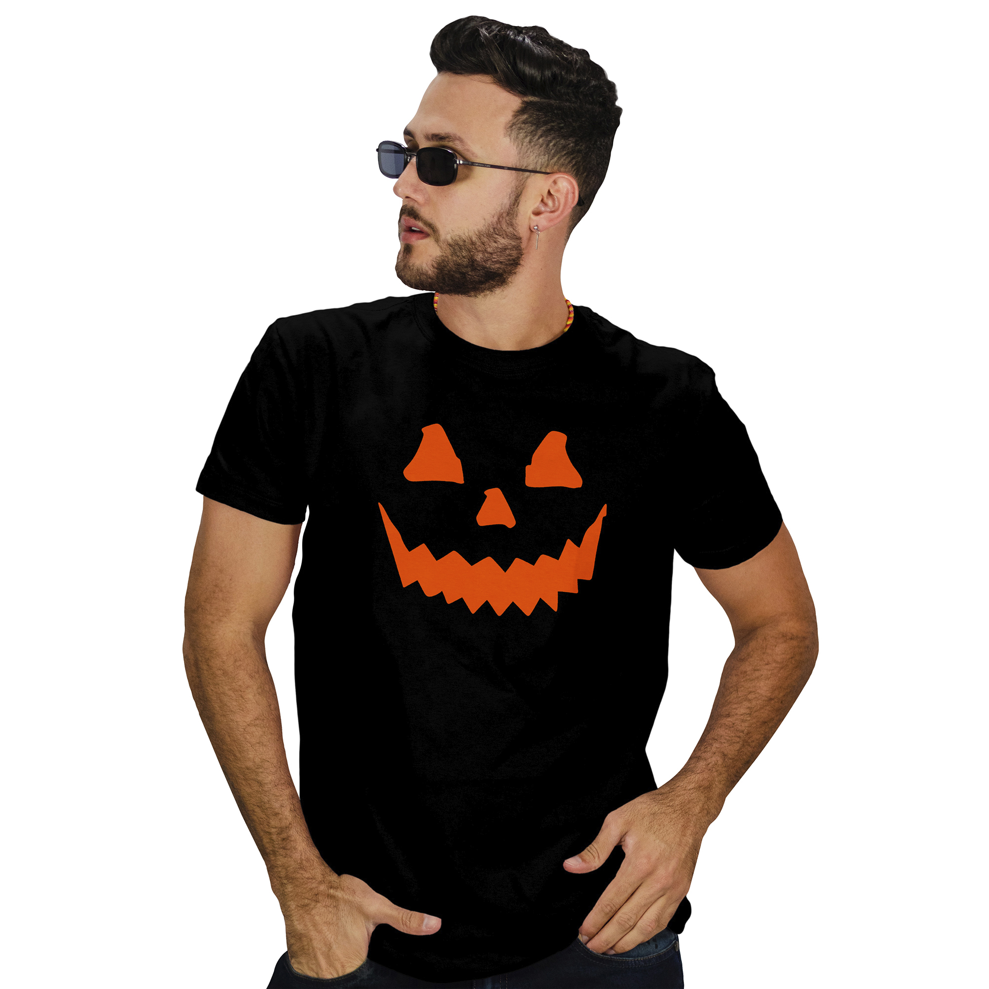 POLERA HOMBRE DISEÑO HALLOWEEN D2 - 1