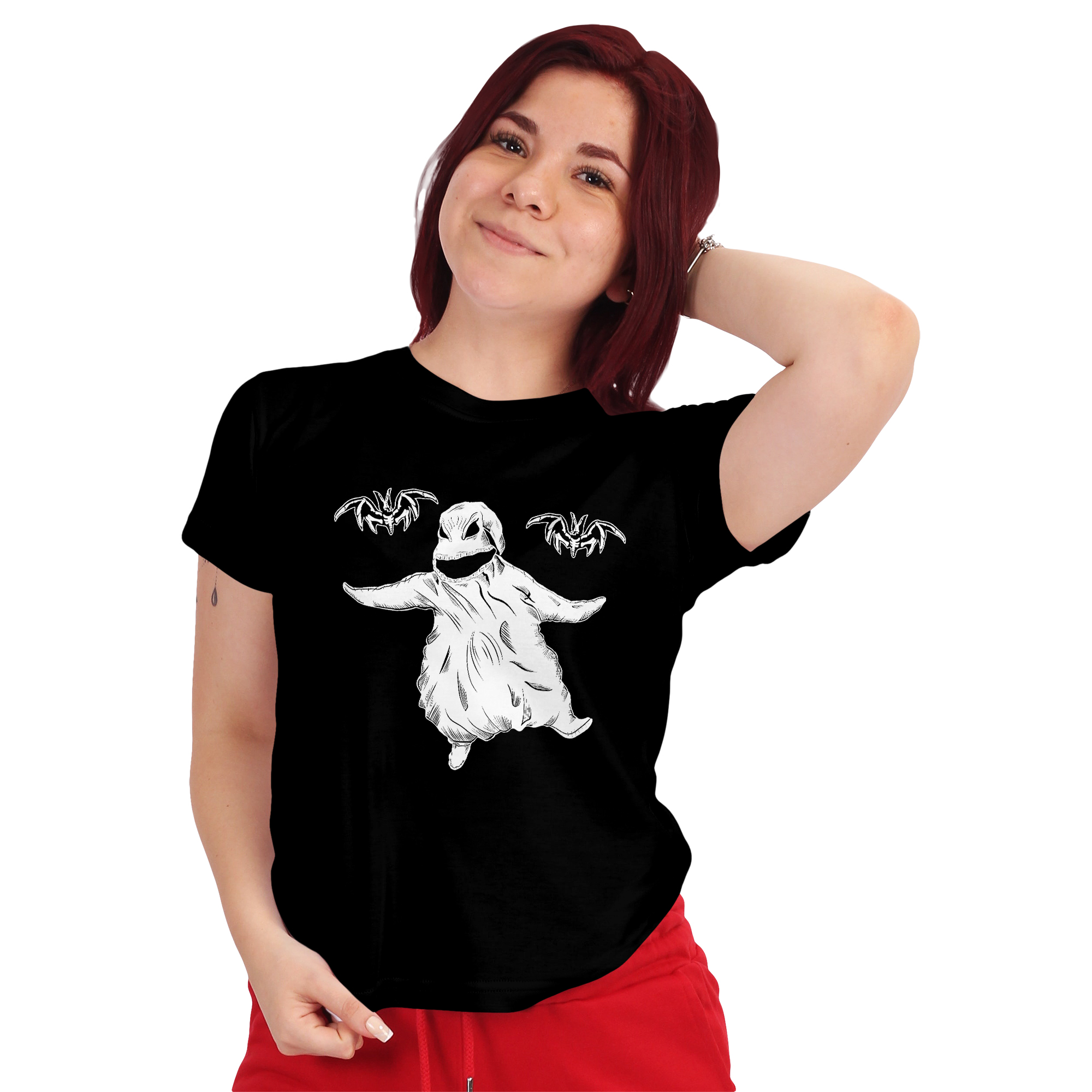 POLERA MUJER HALLOWEEN OOGIE BOOGIE FOSFORESCENTE D16 - 1